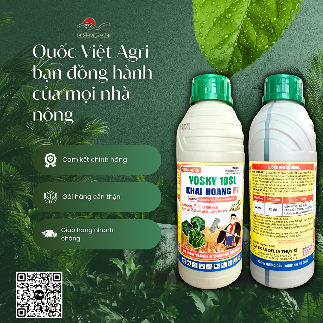 Khai Hoang P7 – phân phối chính hãng bởi Quốc Việt Agri