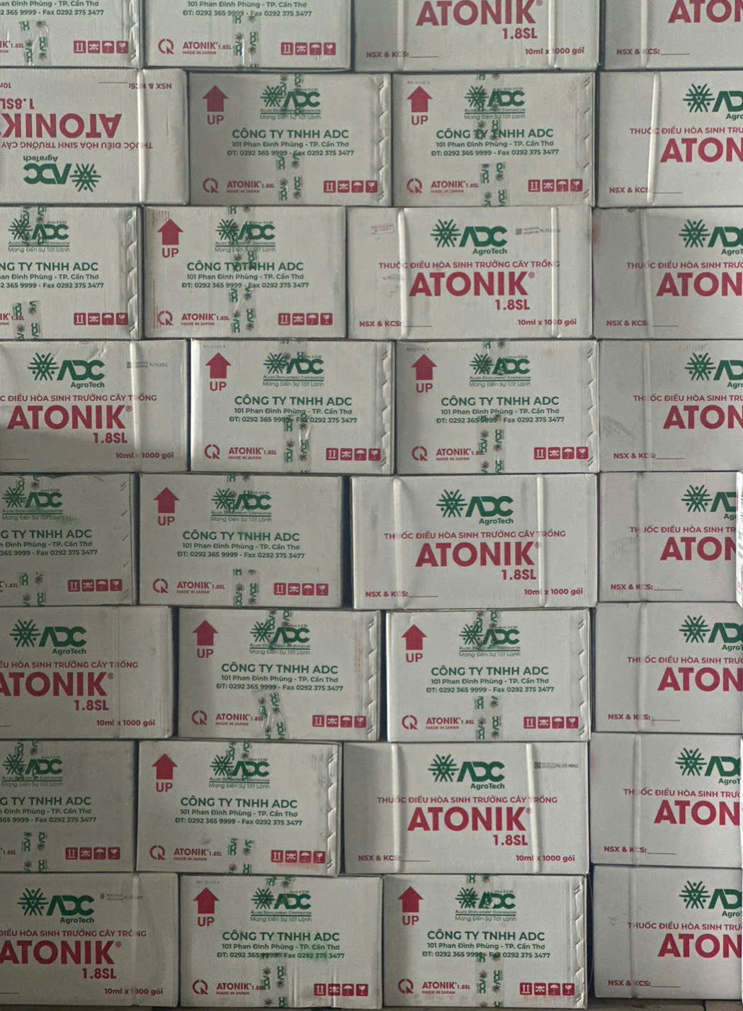 Thùng Atonik 1.8SL gói 10ml — kích thích sinh trưởng | ADC