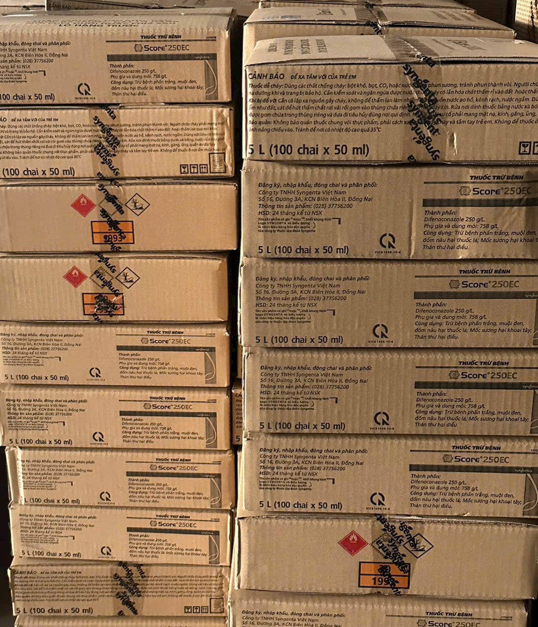 Thùng Score 250EC (Difenoconazole 250g/L) | Syngenta