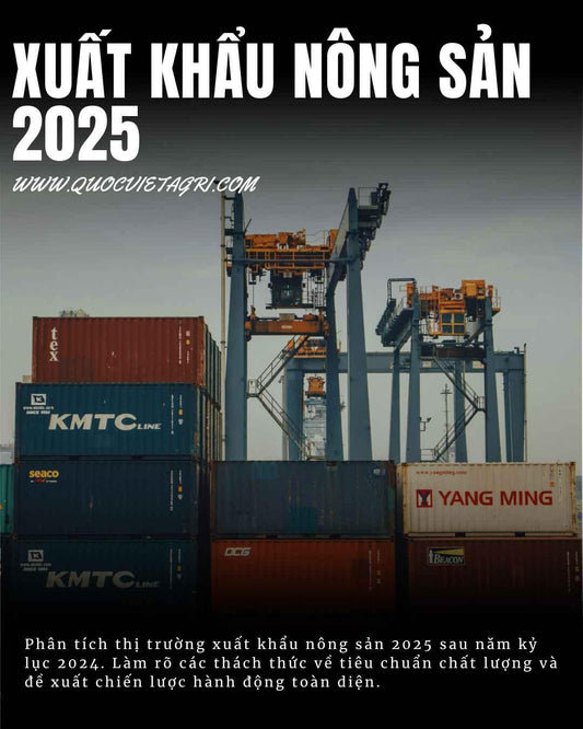 Xuất Khẩu Nông Sản 2025: Thách Thức, Cơ Hội và Chiến Lược Hành Động
