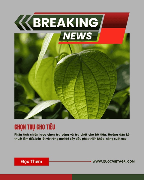 Trồng Tiêu: Phân Tích Chiến Lược Chọn Trụ (Sống vs. Chết) và Kỹ Thuật Trồng Mới