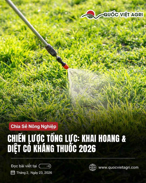 CHIẾN LƯỢC TỔNG LỰC: KHAI HOANG & DIỆT CỎ KHÁNG THUỐC 2026