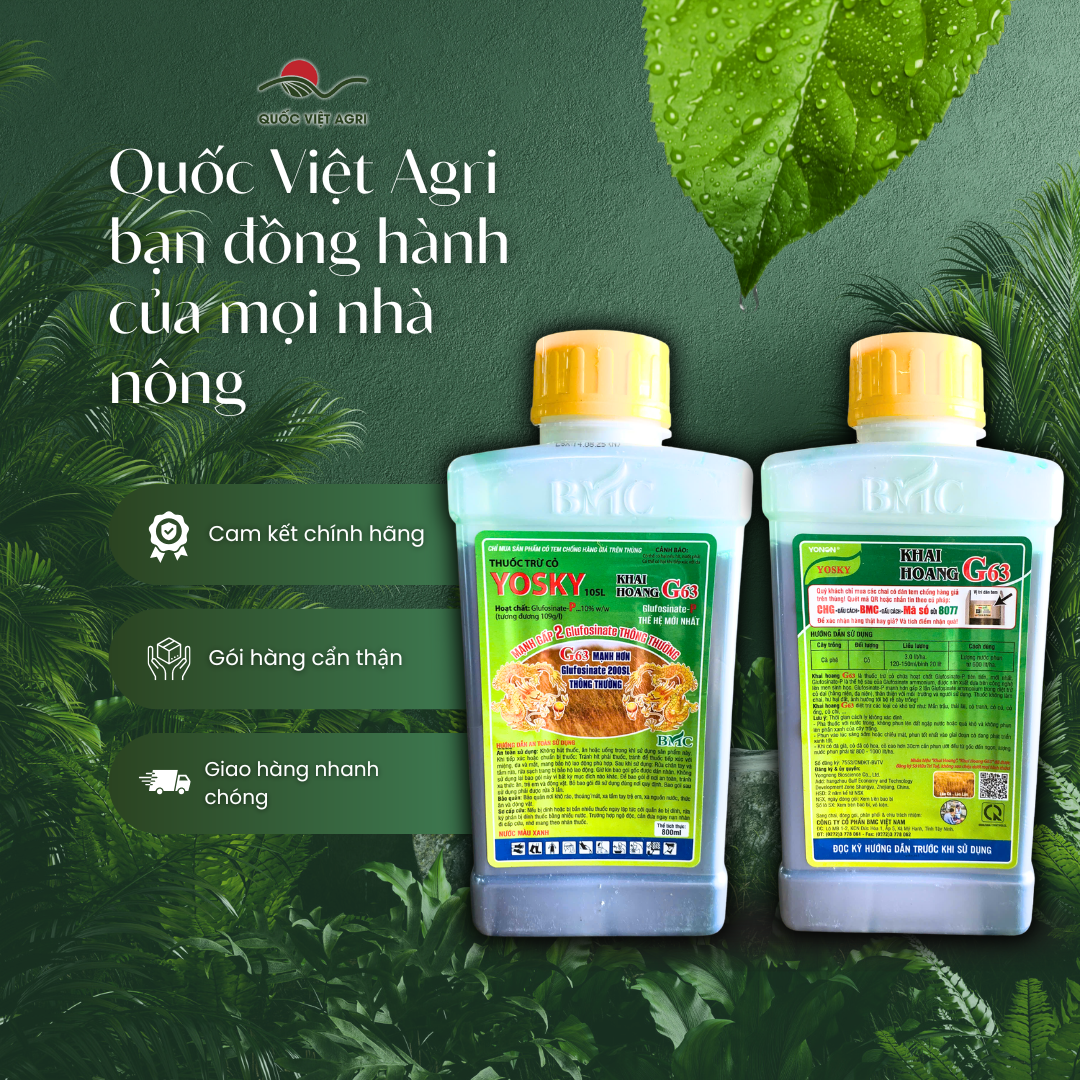 Khai Hoang G63 – phân phối chính hãng bởi Quốc Việt Agri