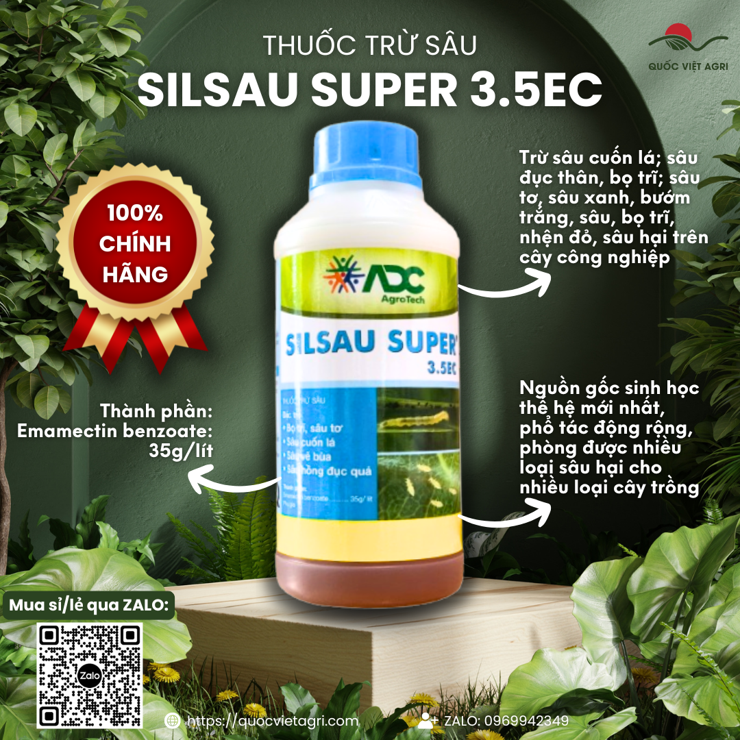 sản phẩm adc silsau super 500ML mặt trước nhãn mác rõ ràng