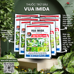 Combo 10 gói thuốc trừ sâu VUA IMIDA 100g, hiệu quả trị rầy nâu, bọ trĩ, rệp sáp.