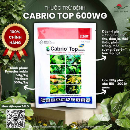 Cabrio Top 600WG 100g chứa Metiram và Pyraclostrobin – hình ảnh sản phẩm