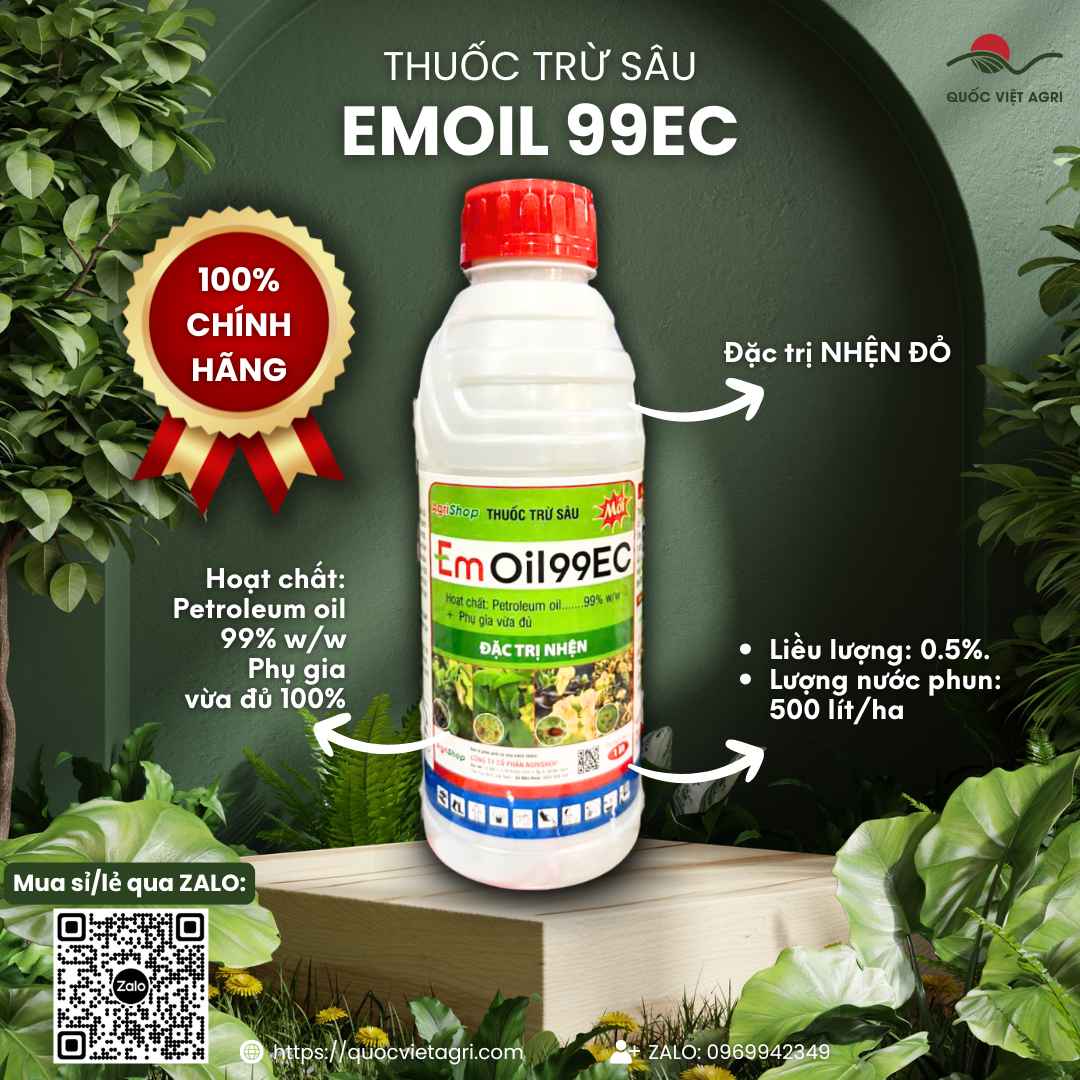 EM Oil 99EC 1 lít chứa Petroleum oil 99% – hình ảnh sản phẩm