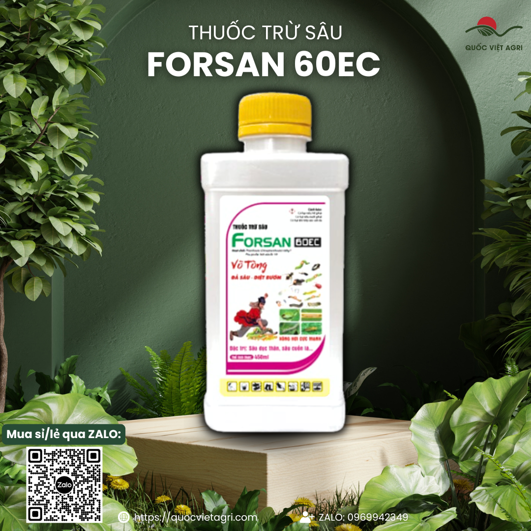Thuốc trừ sâu FORSAN 60EC (chai 400ml) - Dimephenthoate 600g/l