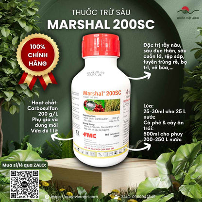 Marshal 200SC 500ml chứa Carbosulfan 200g/L – hình ảnh sản phẩm