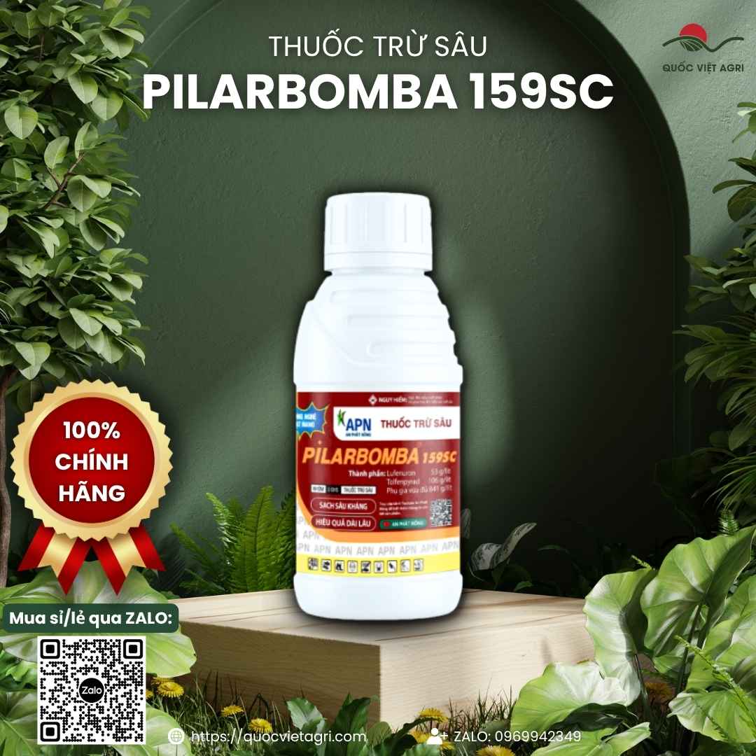 Thuốc Trừ Sâu PILARBOMBA 159SC (100ml/250ml) | Ung Trứng, Sạch Sâu Rầy
