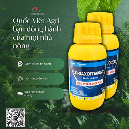 Priaxor 500SC 80ml – thông tin trên nhãn sản phẩm