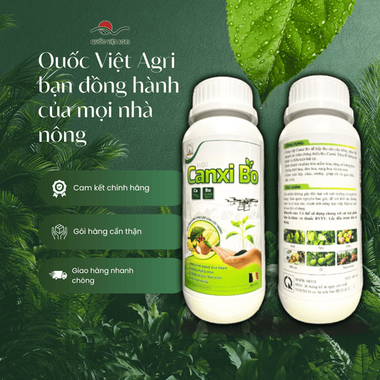 Hình ảnh đầy đủ chai SIÊU CANXI BO 500ml, cung cấp thông tin chi tiết từ cả hai mặt sản phẩm.