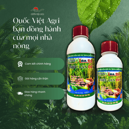Hình ảnh đầy đủ chai Phân Bón Lá PK SIÊU LÂN ĐỎ, cung cấp thông tin chi tiết trên cả hai mặt sản phẩm