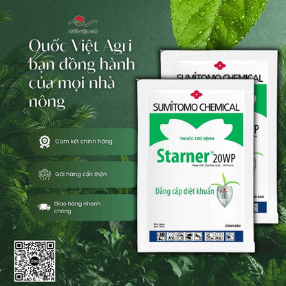 Starner 20WP 100g – thông tin trên nhãn sản phẩm