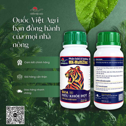 Phân Bón Vi Lượng QVA Siêu Khỏe Đọt Zn (500ml) – Bổ Sung Kẽm