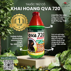 Thuốc trừ cỏ sinh học khai hoang QVA 720 vtnn