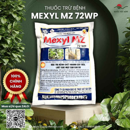 Thuốc Trừ Bệnh Mexyl MZ 72WP (100g/500g) - Đặc Trị Chết Nhanh Tiêu