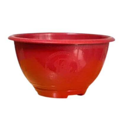 Chậu Nhựa ABS "Truyền Thống 250" (Đỏ/Đen/Trắng) | Quốc Việt Agri | 23.5x22cm