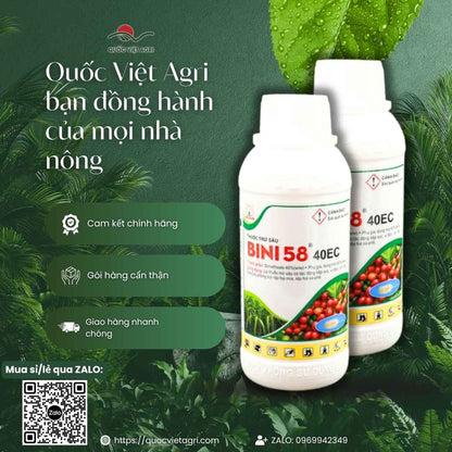 BINI 58 40EC (450ml) – Thuốc Trừ Sâu Lưu Dẫn Trị Rệp Sáp, Nhện Đỏ | NICOTEX