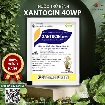 Thuốc Trị Bệnh XANTOCIN 40WP (10g) – Trị Bệnh Bạc Lá Lúa, Chết Chậm Tiêu – Chính Hãng