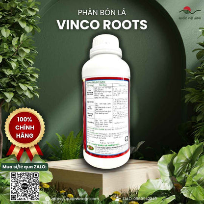 Phân Bón Sinh Học VINCO ROOTS (Chai 1 Lít) - Ra Rễ Cực Mạnh, Giải Độc Đất - Quốc Việt Agri