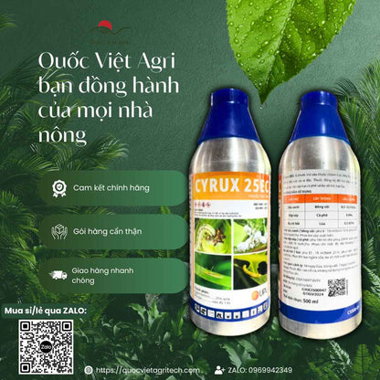 UPL CYRUX 25EC 500ml | Thuốc trừ sâu Cypermethrin 25%