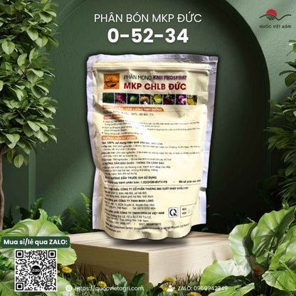 Phân Bón MKP 0-52-34 (1kg) – Lân 52% + Kali 34%