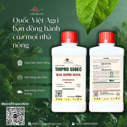 Quốc Việt Agri THIPRO 550EC Super Nova 450ml – Thuốc trừ sâu Profenofos + Thiamethoxam