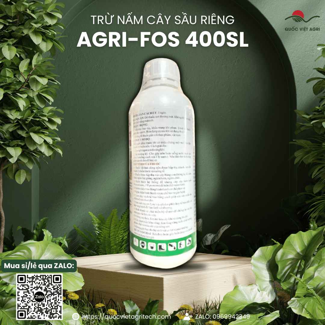 Thuốc Trừ Bệnh AGRIFOS 400SL (1L) – Phosphorous Acid 400g/L – Sầu Riêng
