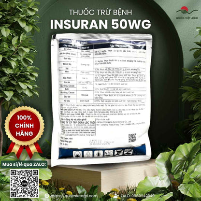 Thuốc Trừ Bệnh INSURAN 50WG (100g) | Dimethomorph | Đặc Trị Sương Mai, Xì Mủ | Lộc Trời