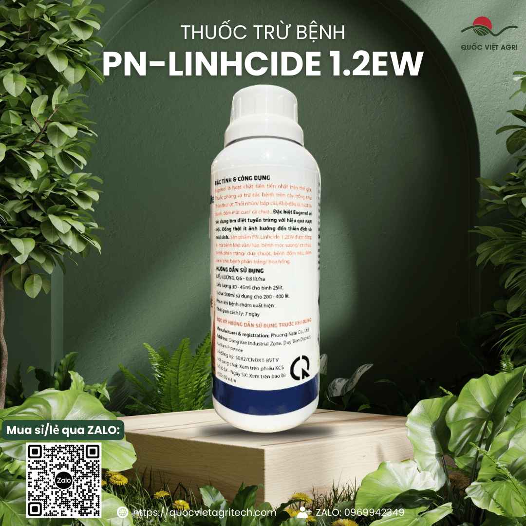 Thuốc Trừ Bệnh PN-LINHCIDE 1.2EW (500ml) – Thuốc Sinh Học Trị Tuyến Trùng, Thối Rễ – Chính Hãng