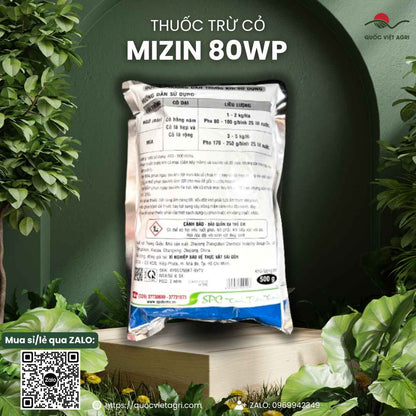Thuốc Trừ Cỏ MIZIN 80WP (500g) – Thuốc Cỏ Mầm Cho Bắp, Mía – Diệt Cỏ Lá Rộng, Lá Hẹp