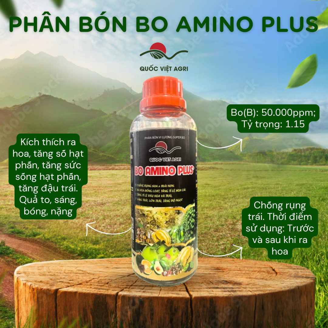 Vật tư nông nghiệp phân bón lá Bo Amino vtnn