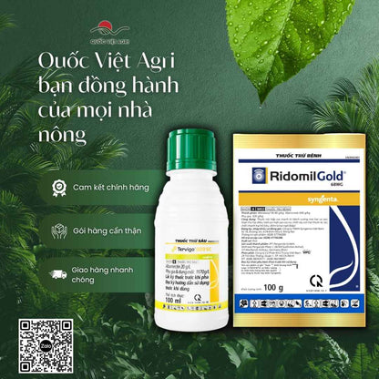 Thành phần Abamectin và Metalaxyl Mancozeb mặt sau Combo Syngenta.