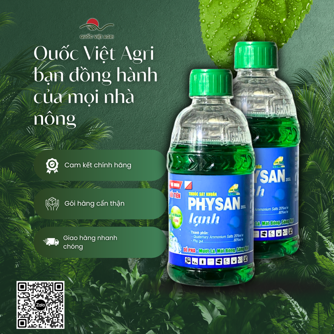 Physan 20SL – phân phối chính hãng bởi Quốc Việt Agri