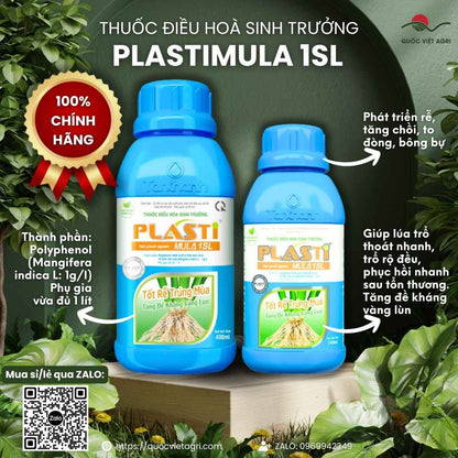 Mặt trước chai thuốc sinh học kích rễ Plastimula 1SL 240ml Tân Thành.