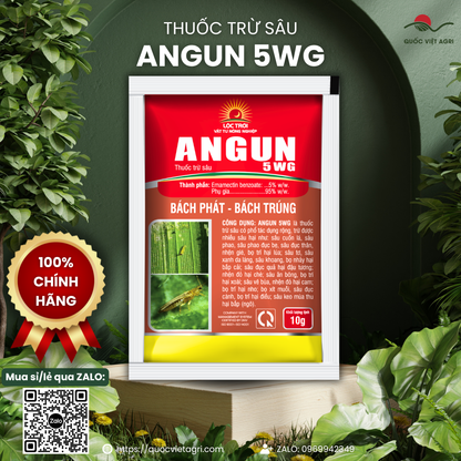Angun 5WG – thông tin hoạt chất và đối tượng sử dụng trên lúa