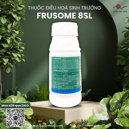  Nhãn sau FRUSOME ghi rõ thành phần và hướng dẫn