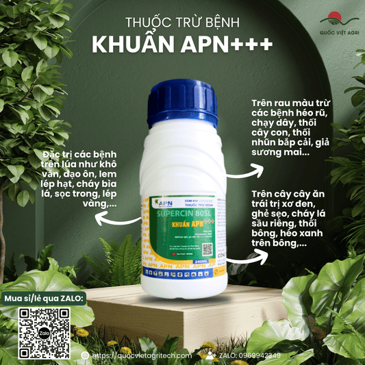 Thuốc trừ bệnh KHUẨN APN +++ (chai 240ml) - Diện mạo mới, Chính hãng An Phát Nông