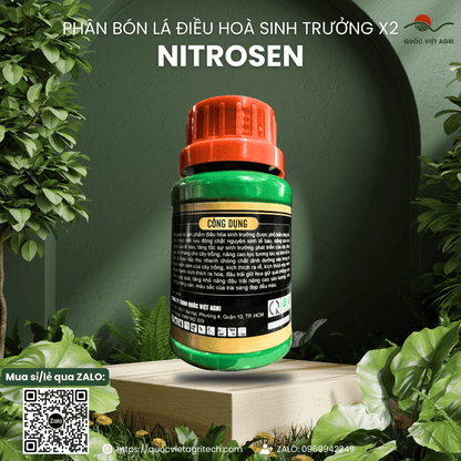 Phân bón lá Nitrosen NPK chất điều hòa sinh trưởng Quốc Việt Agri