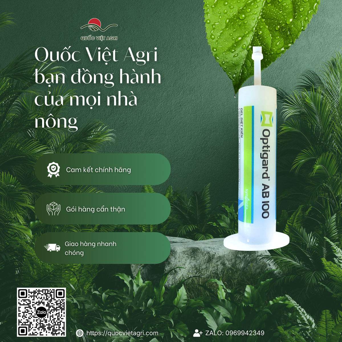 Optigard AB 100 30 g tại Quốc Việt Agri