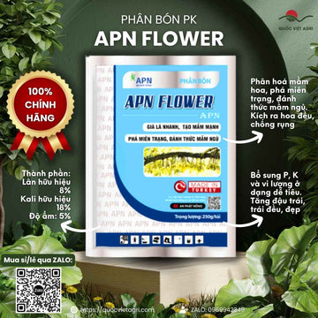 APN FLOWER (250g) – Phân Bón PK Đánh Thức Mầm Hoa, Ra Hoa Đồng Loạt | An Phát Nông