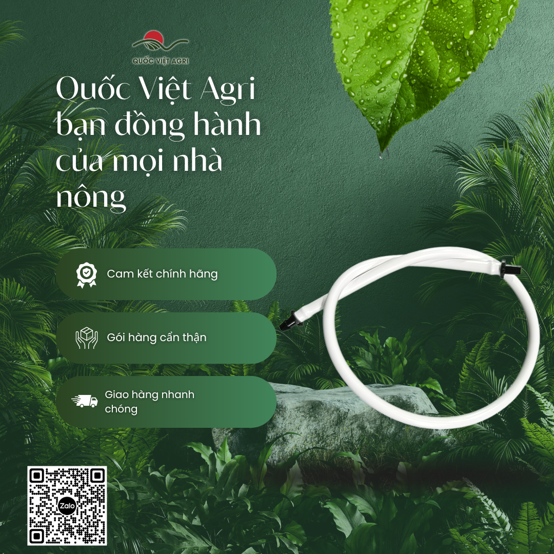 Bộ dây nối béc MSPC QVA – Gói 10 bộ – Quốc Việt Agri đồng hành cùng nhà nông.