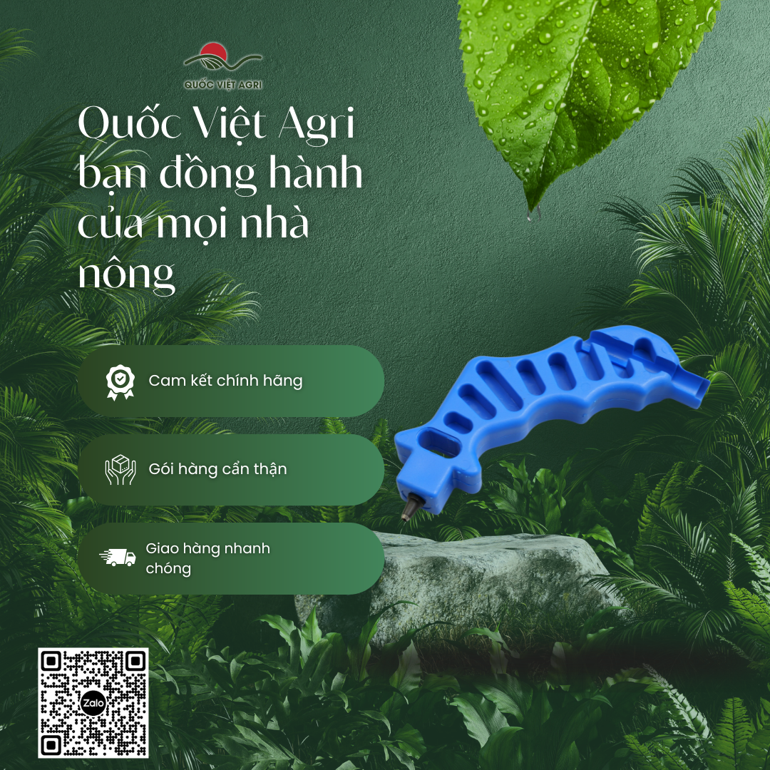 Dụng cụ đục lỗ ống tưới QVA 3 mm (Dn3) – 1 cái – Quốc Việt Agri đồng hành cùng nhà nông.