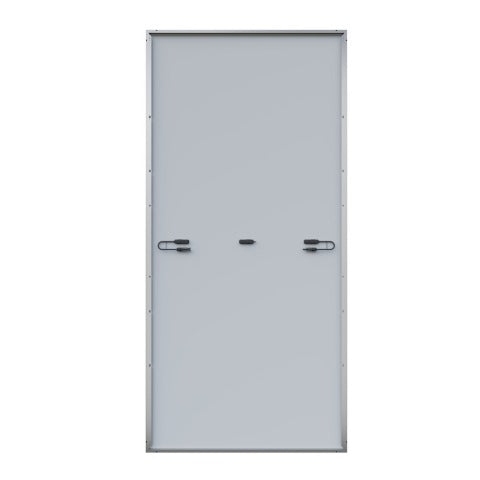Mặt sau tấm pin năng lượng mặt trời LONGi Hi-MO X10 670W, công nghệ BC-Cell tiên tiến, hiệu suất 24.8%.