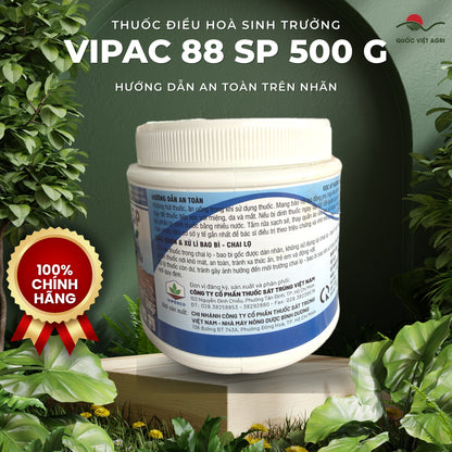 Thuốc điều hoà sinh trưởng Vipac 88 SP hũ 500g – Vipesco – mặt sau