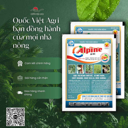 Bảng thành phần Fosetyl-Aluminium 80% dạng hạt cốm WG.