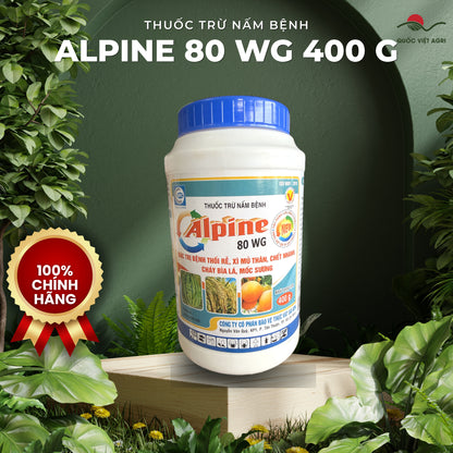 Thuốc trừ bệnh Alpine 80WG hũ 400g – Fosetyl-Aluminium 80% – SPC – mặt trước