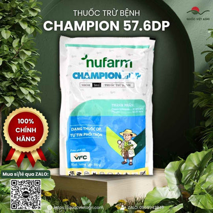 Gói CHAMPION 57.6DP 300g VFC – thuốc gốc đồng phổ rộng cho cà phê, cây ăn trái