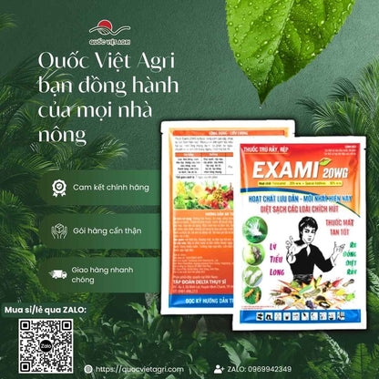 Cơ chế khóa miệng rầy xanh của hoạt chất Flonicamid 20%.